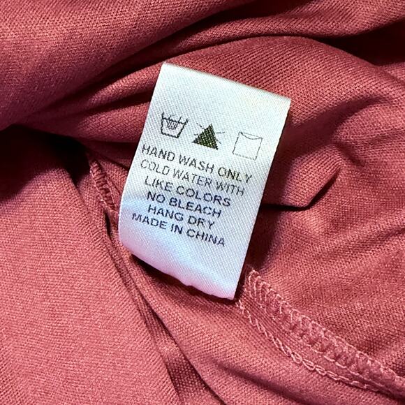 Dress Forum Gold Metallic Pleated Belted Mini Dress Size S Mauve NYE Holiday NWT - Picture 14 of 14